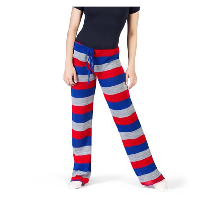 Calça Dança Lã Listrada Colorida Capezio 720
