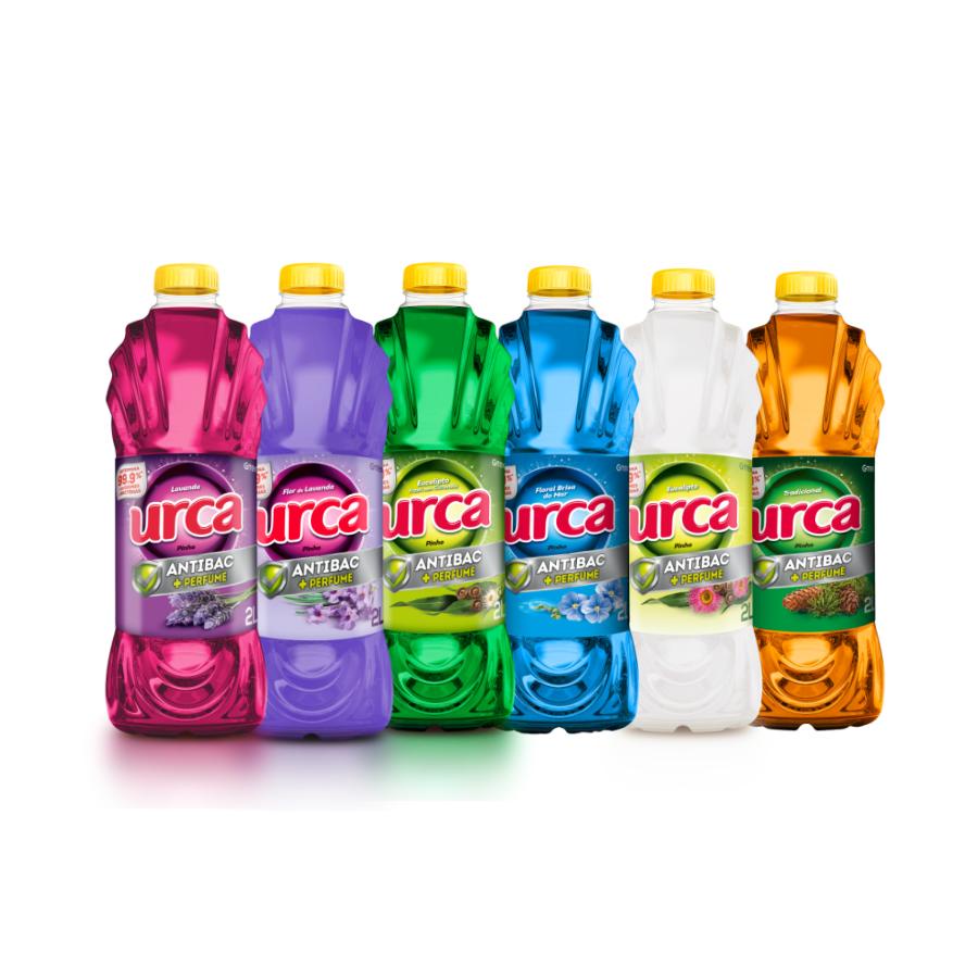 Kit desinfetante 2L cada - Lavanda + Flor de Lavanda + EucaliptoFresh + Brisa Floral + Eucalipto + Pinho em Oferta na Shopee