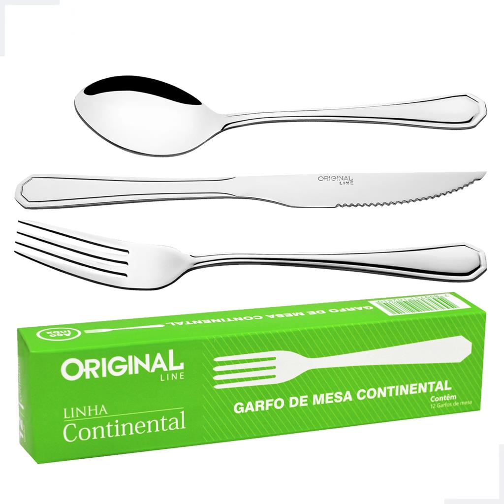 Jogo Talhares 36 Peças Garfo Faca Colher Sobremesa Buffet Restaurante Faqueiro Premium Aço Inox em Oferta na Shopee