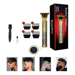 Maquina Acabamento Detalhe Barba Pelos Corpo Dragon Original