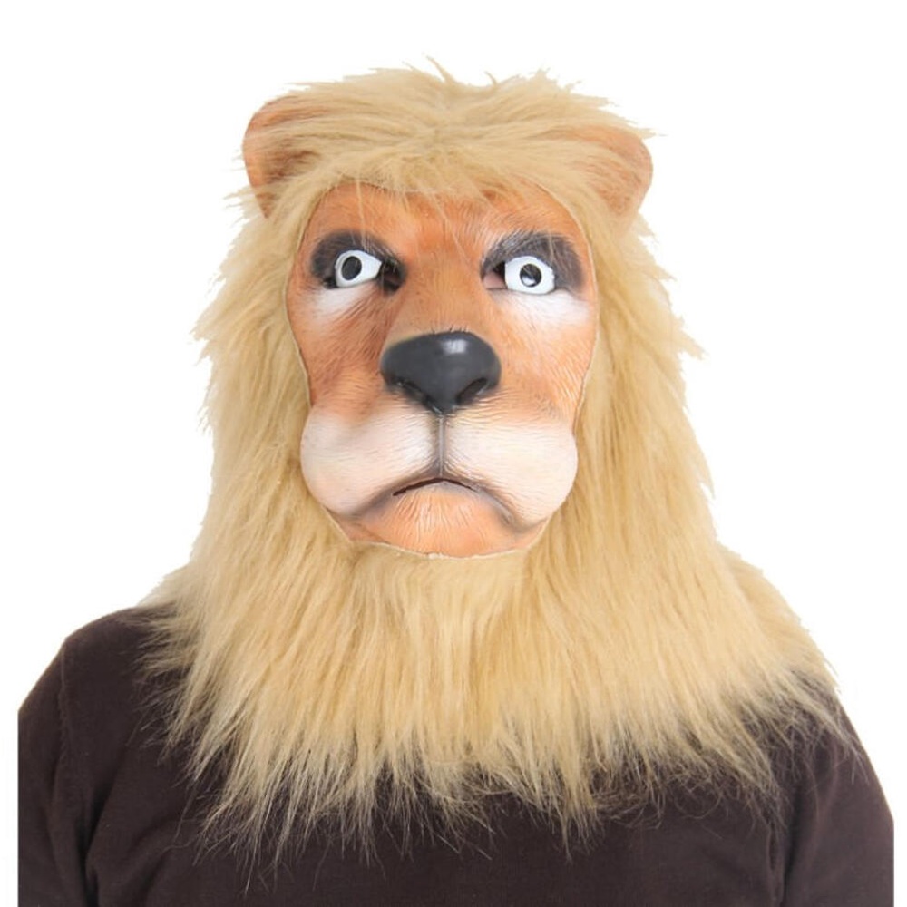 Máscara De Leão Látex Tamanho Único Abrakadabra - Fantasia
 em Oferta na Shopee
