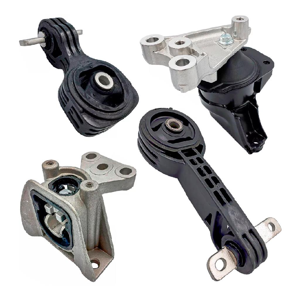 Jogo 4 Calco Coxim Motor Cambio Automatico Honda New Civic 2007 2008 2009 2010 2011 2012