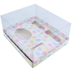 Caixa Ovo de Colher Kit Confeiteiro - 100g/150g Páscoa Branca - 5 unidades - ASSK - Rizzo