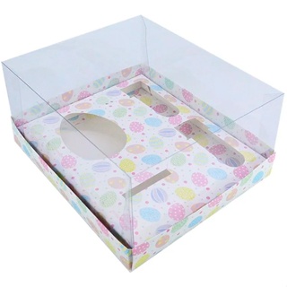 Caixa Ovo de Colher Kit Confeiteiro - 100g/150g Páscoa Branca - 5 unidades - ASSK - Rizzo em Oferta na Shopee