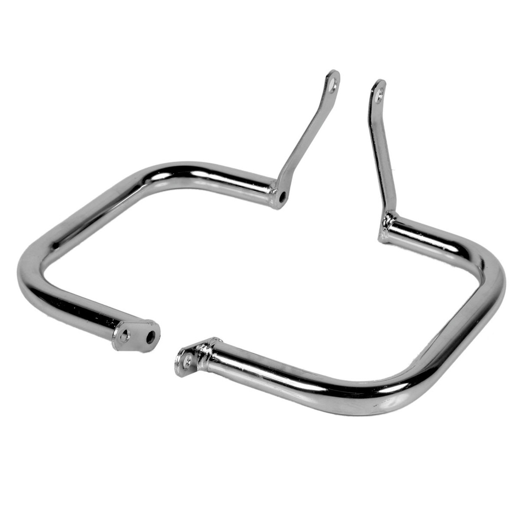 Protetor Traseiro Fan 125 2005 2006 2007 2008 Cromo Forte Peças Acessórios Para Moto Cromado