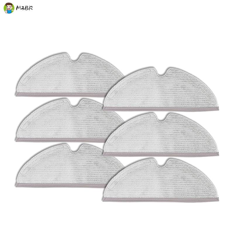 6Pcs Panos De Esfregão Substituição Para XiaoMi Roborock S5 Max S6 Puro S6 S5 S51 S50 S55 E25 E35 Peças Aspiradores De Robô