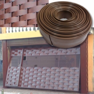 Protetor Fechamento De Portão Grade Marrom 7cm x 50m - 3,5m² em Oferta na Shopee
