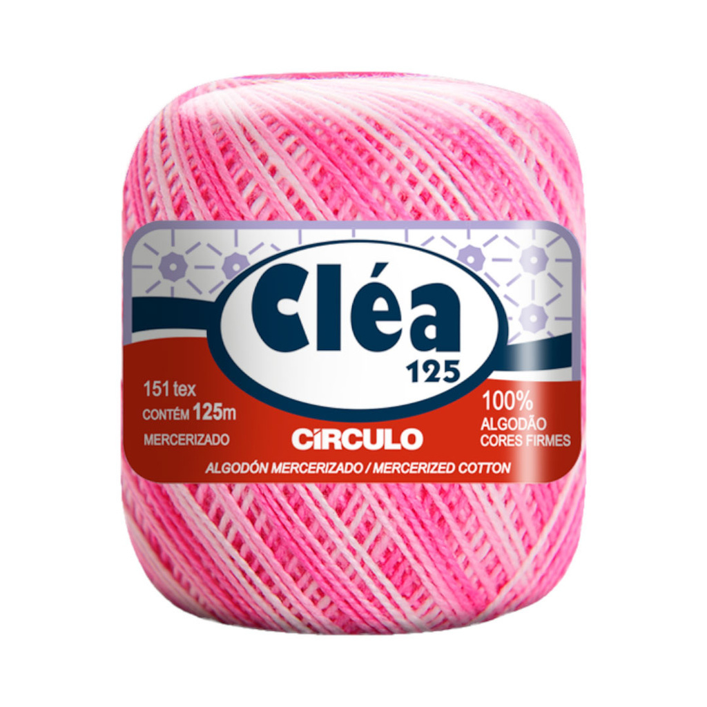 Linha Cléa 125m 19g Multicolor Mesclada 9284 BAILARINA em Oferta na Shopee