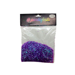Confete Mini Bolinha Nacarado 15g - Neon Lilás - 1 unidade - Rizzo em Oferta na Shopee