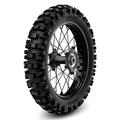Pneu Rinaldi 100/100-18 RMX35 Traseiro CRF 230 TTR230 Motocross Trilha Uso com Câmara