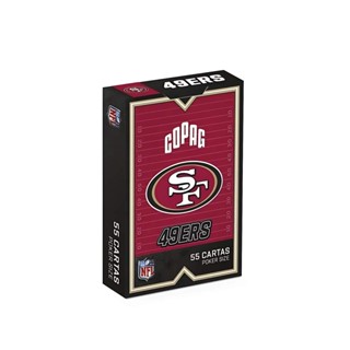 Jogo de Cartas Baralho NFL San Francisco 49ERS 55 Cartas Copag - 34589 em Oferta na Shopee