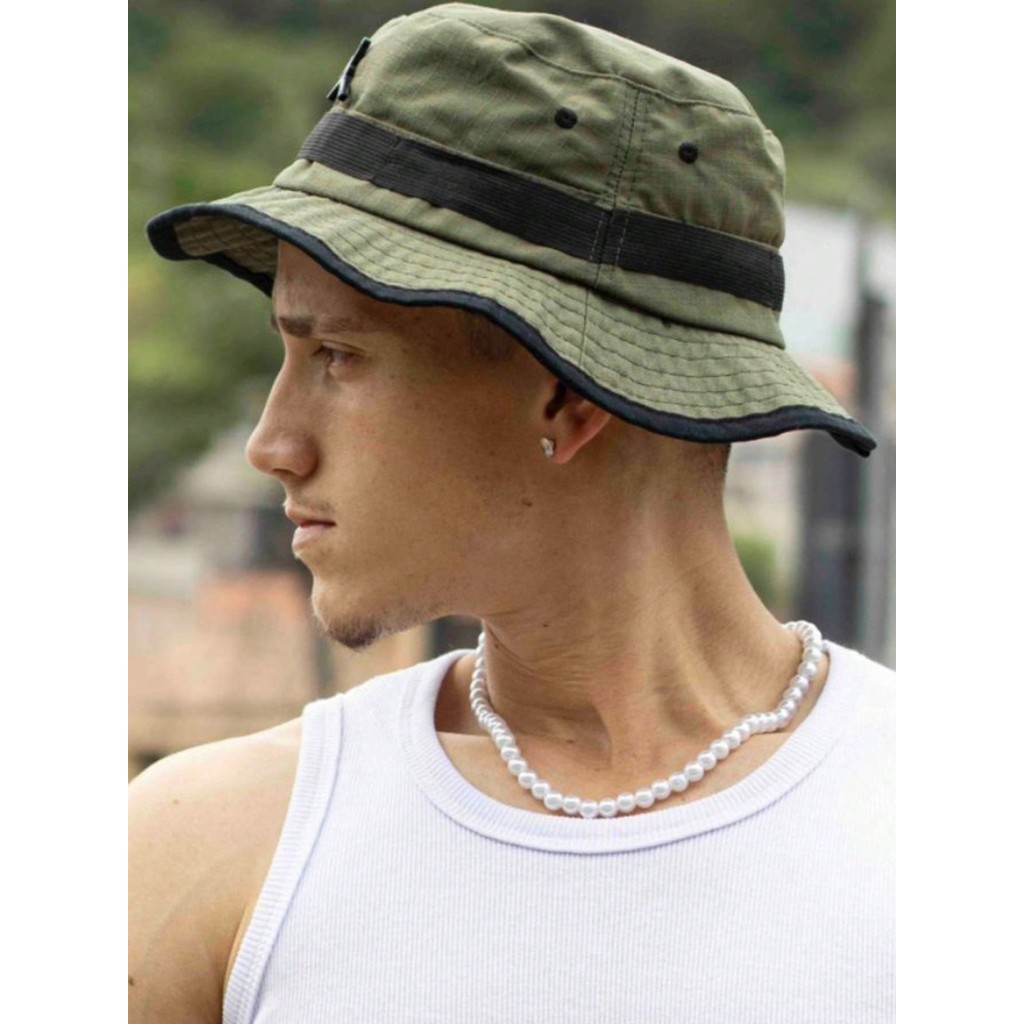 Colar Masculino Feminino de Pérolas Gargantilha de Perola Branca Cordão de perola 8mm