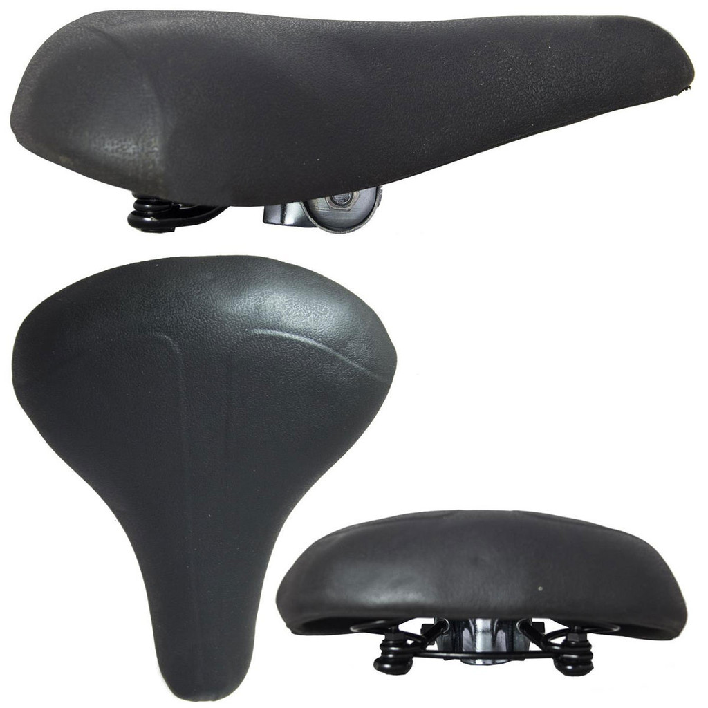 Banco Selim Beach 2 Molas Tipo Kalf Preto Taiwan - Confortável e Resistente para Bike