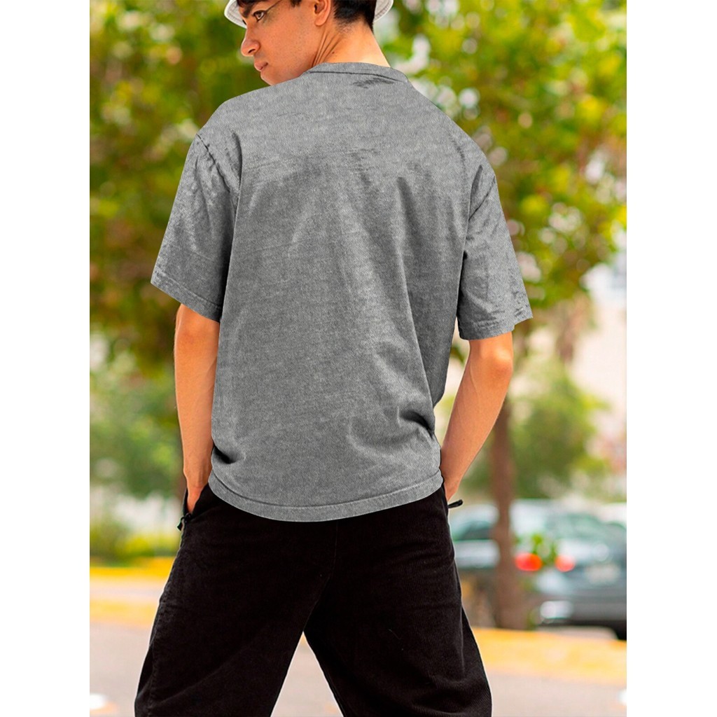 T Shirt Plus Size Clássica Camisa Despojada Camiseta Larga Confortável Blusa Oversized Esportiva