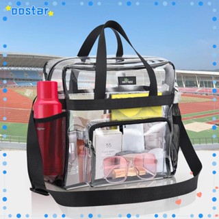 OOSTAR Transparent Bolsa De Mão , PVC De Grande Capacidade , Casual Crossbody Single-shoulder Stadium Bag Work