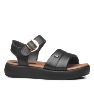 Sandalia Pegada Feminina em Couro Preto 233704-03