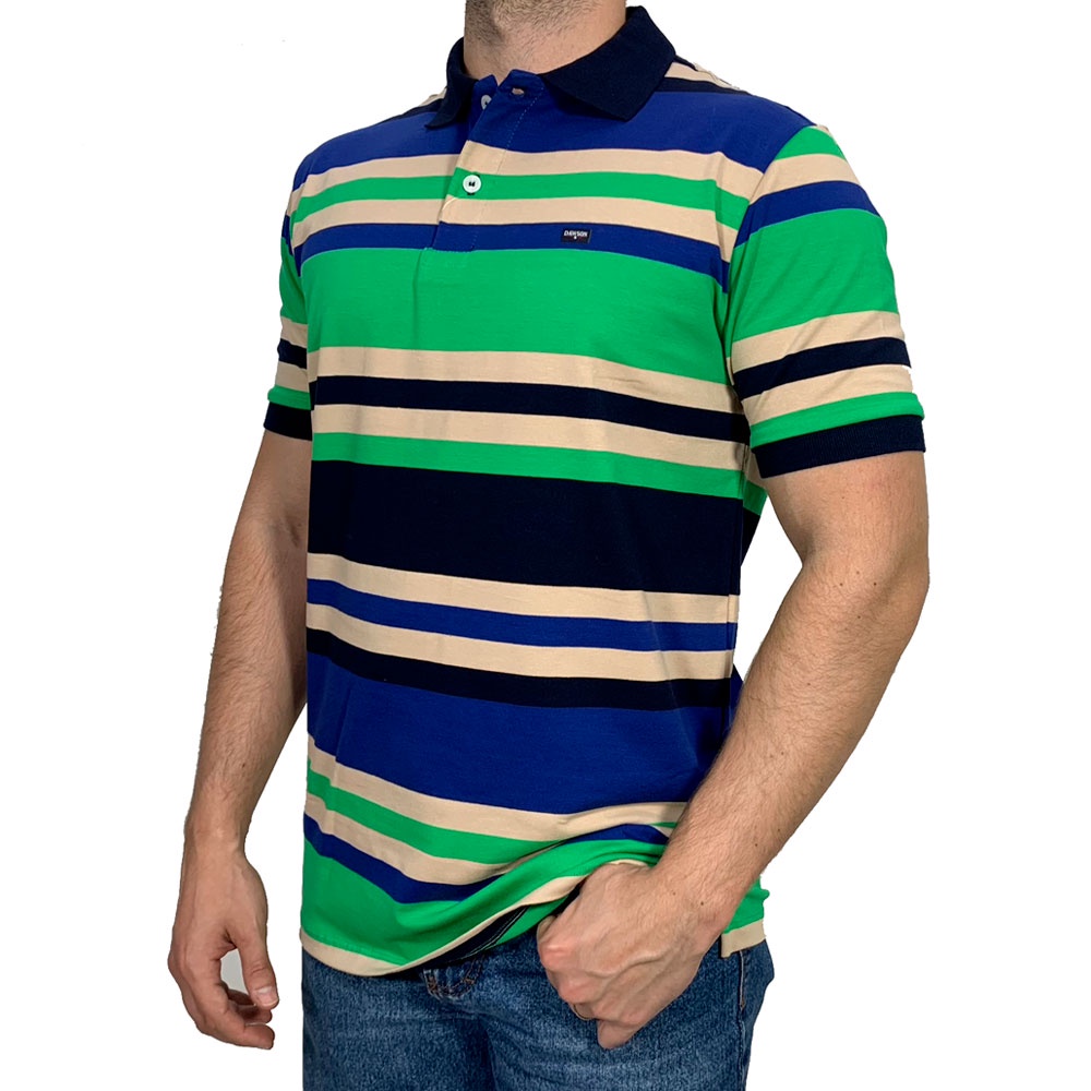 Camisa Polo Dawson Masculina Listrada