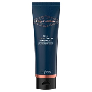 Gel de Barbear King C. Gillette Transparente 170ml em Oferta na Shopee
