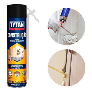 Kit 2 Espuma Expansiva Profissional P/ Vedação 500ml Tytan