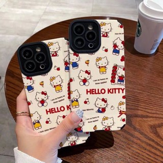 Estojo Para Iphone 11Pro MAX 14 PRO 11 12/13/6/7/8plus/15promax XR Xmax Cartoon KT Gato Um Lote De Telefone Cobertura Macia anti-Queda De Pele De Cordeiro Com Tudo Incluído
