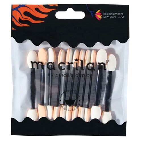 Kit Com 12 Aplicadores Para Sombra - Macrilan - KP2-14