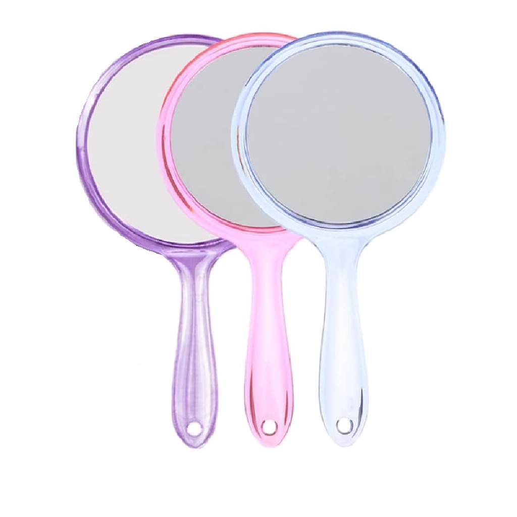 3 Espelhos de Mão Maquiagem Dentista Médico Dupla Face Zoom