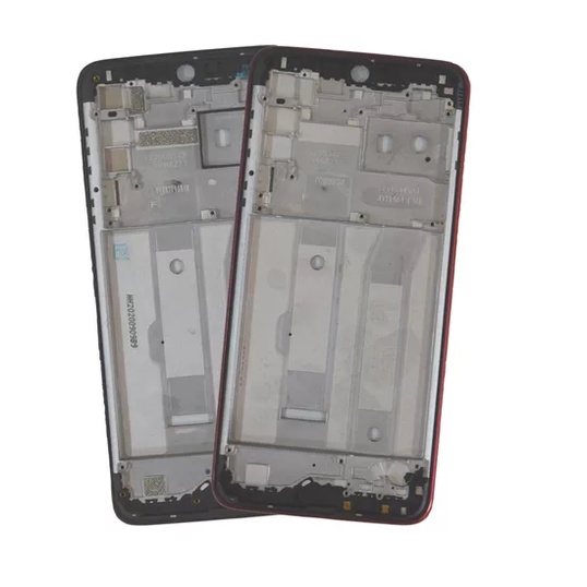 Carcaça Aro Chassi  Compativel Moto G8 Play Cor:Preto