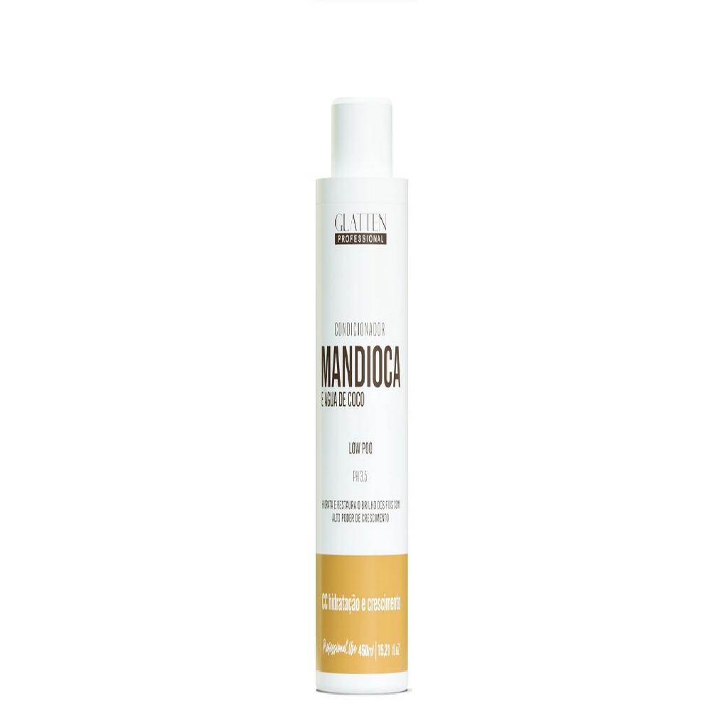 Glatten Mandioca e Água de Coco Condicionador 450 ml