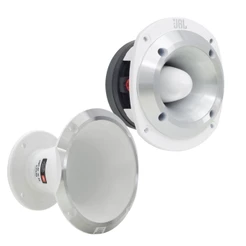 Kit Super Tweeter JBL ST400 Trio Branco 150 Watts + Corneta JBL HL14-50 Trio Branca