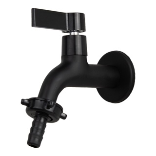 Torneira Tanque Jardim Bica de Lavanderia Preto Fosco Metal em Oferta na Shopee