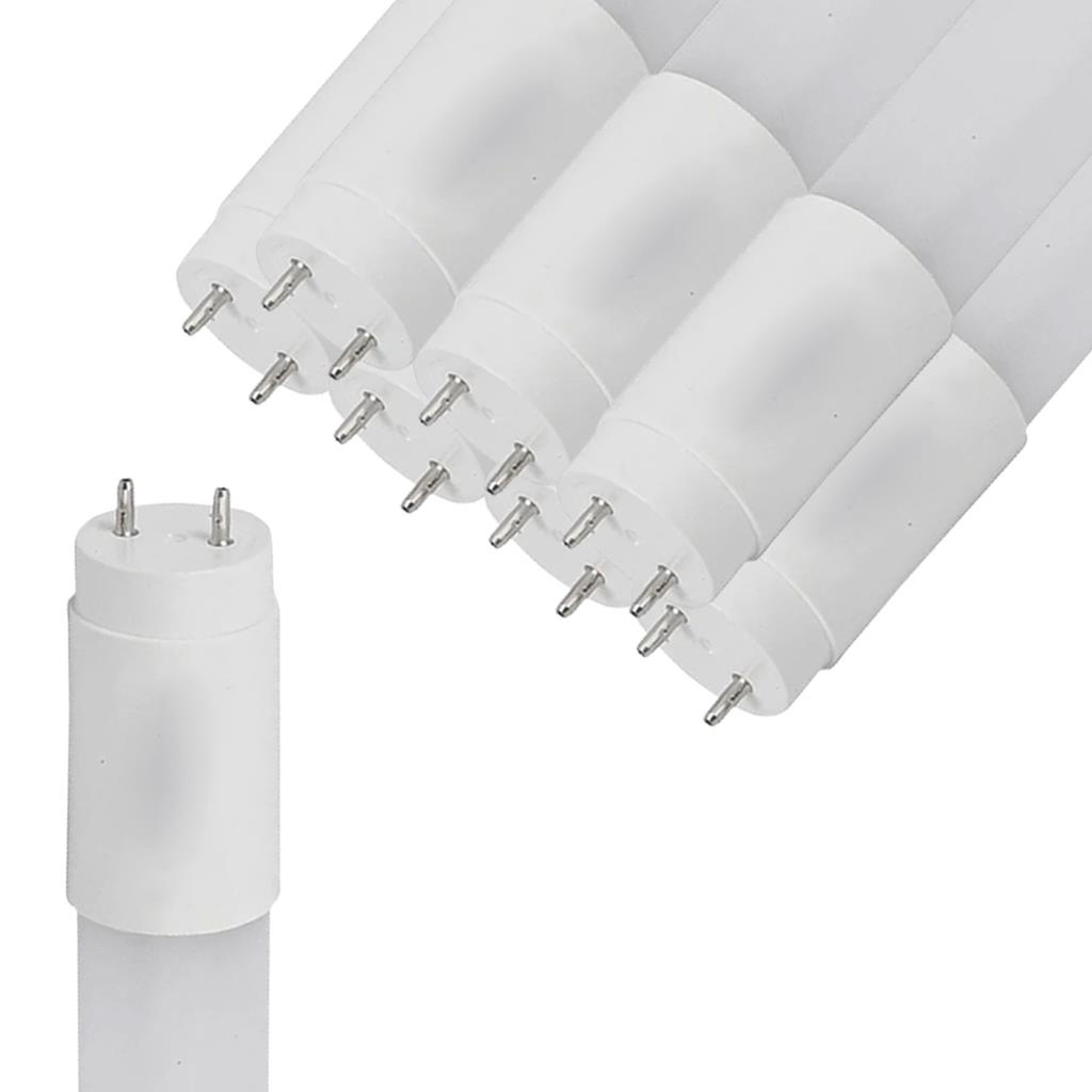 Kit 8 Lampadas Led Tubular T8 18W Bivolt G13 6500K 120Cm - Home & Living