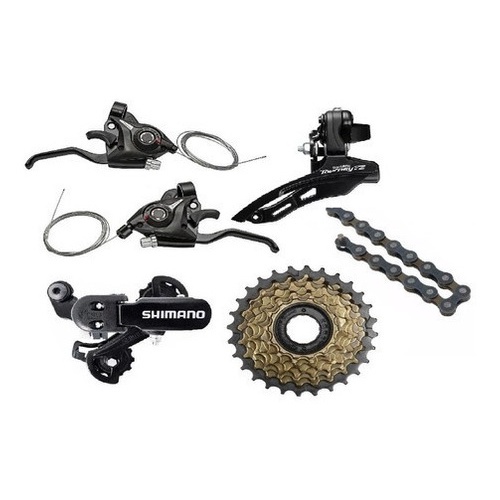 Kit 21 Marchas Bicicleta Cambios Shimano Passador Rapid Fire