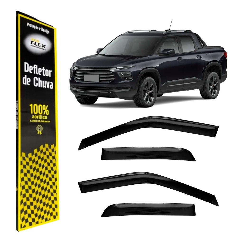 Calha De Chuva Nova Montana 2022 2023 2024 Defletor 4 Portas em Oferta na Shopee