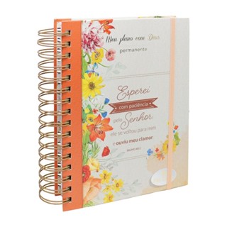 Planner Meu Plano Com Deus | Esperei Com Paciência | Espiral