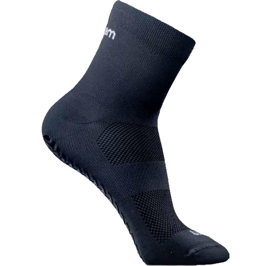 Meia Beach Tênis Cano Médio Antiderrapante Elástica Absorve o Suor Elástico Oferta Rikam 29124