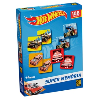 Jogo Supermemória Hot Wheels em Oferta na Shopee