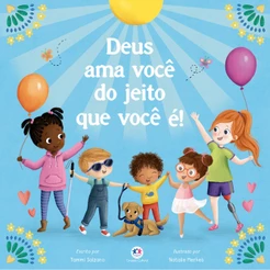 Livro Capa dura Deus ama você do jeito que você é!