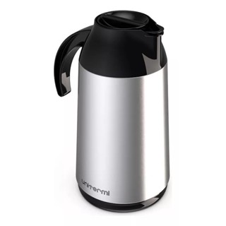 Garrafa Térmica Inox 1L Ampola de Vidro para Cafe Agua Cha Berlim Unitermi 81402