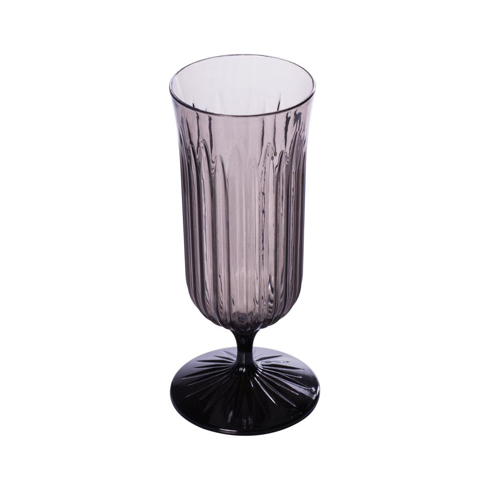 Taça Coquetel Lapidada 300 ml Fumê