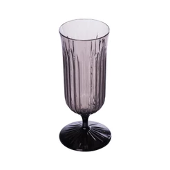 Taça Coquetel Lapidada 300 ml Fumê