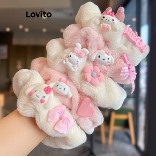 Lovito Laços De Cabelo Bonitos Com Padrão De Desenho Animado Para Mulheres LFA12034