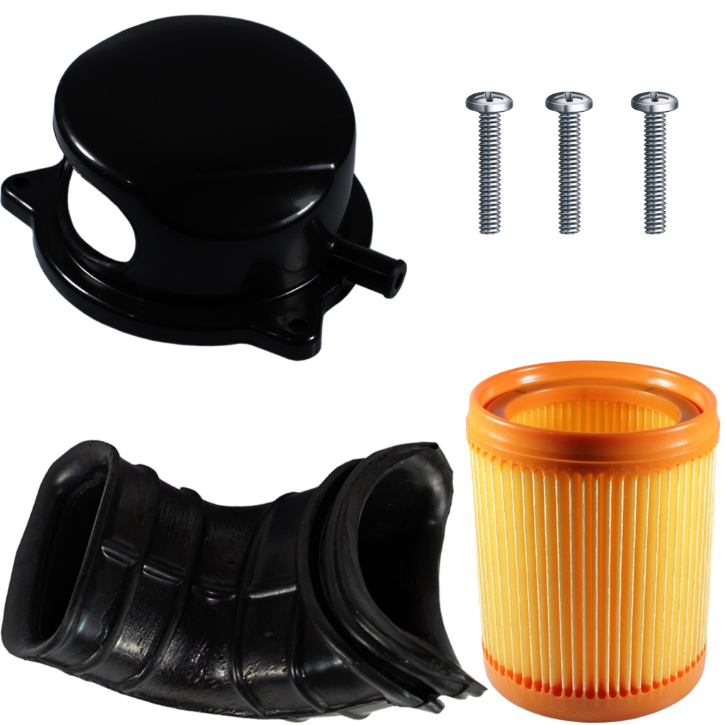 Condutor  tampa caixa filtro de ar CG 150 Sport CG150 Titan 2004 a 2008 redonda com parafusos e filtro em Oferta na Shopee