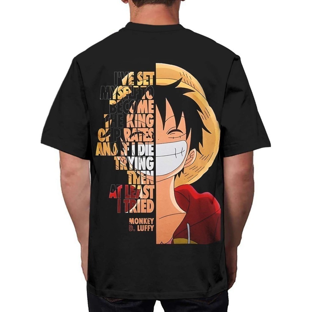Camiseta Camisa Luffy Anime One Piece Gear 5 bau de tesouro