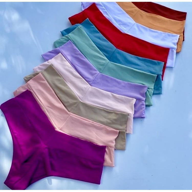 Kit 5 Calcinhas Fio Duplo Tanga Cós Alto Duplo Atacado