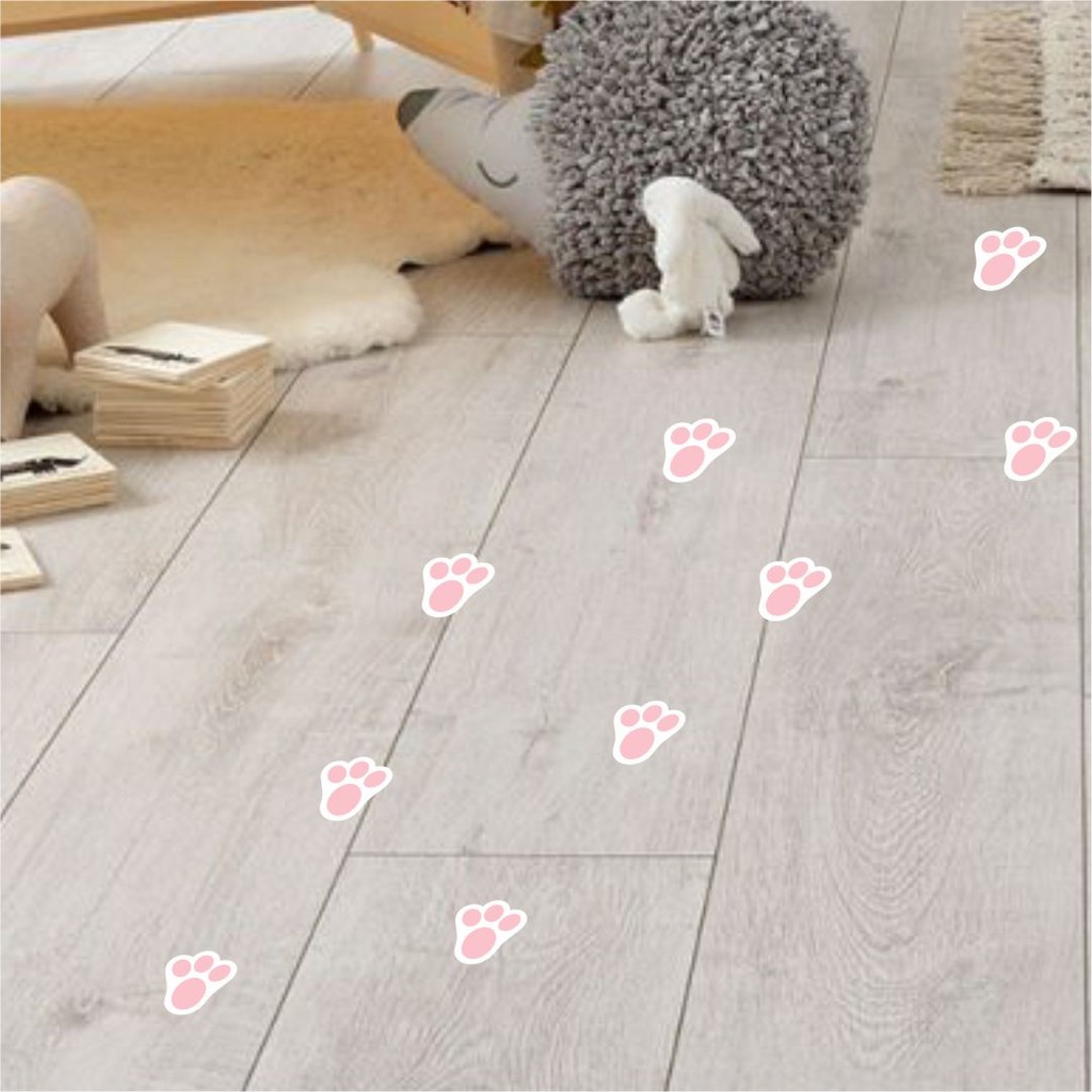 Adesivos Pegada de Coelho Caça aos Ovos de Páscoa Rosa - Recortado e Pronto pra Colar #1 em Oferta na Shopee