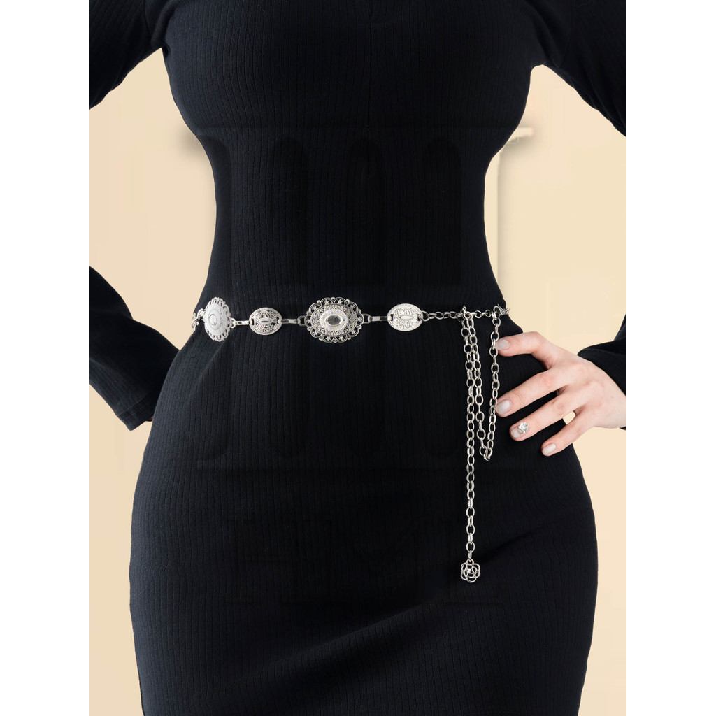 Cinto de Moda Feminina Etnico Xamia – Combine com Vestidos para um Look Elegante e Magro em Oferta na Shopee