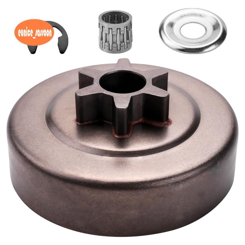 Kit De Arruela De Roda Dentada De Tambor De Embreagem 3/8 6T Para Motosserra 017 018 021 023 025 Ms170 Ms180 Ms210 Ms230 em Oferta na Shopee