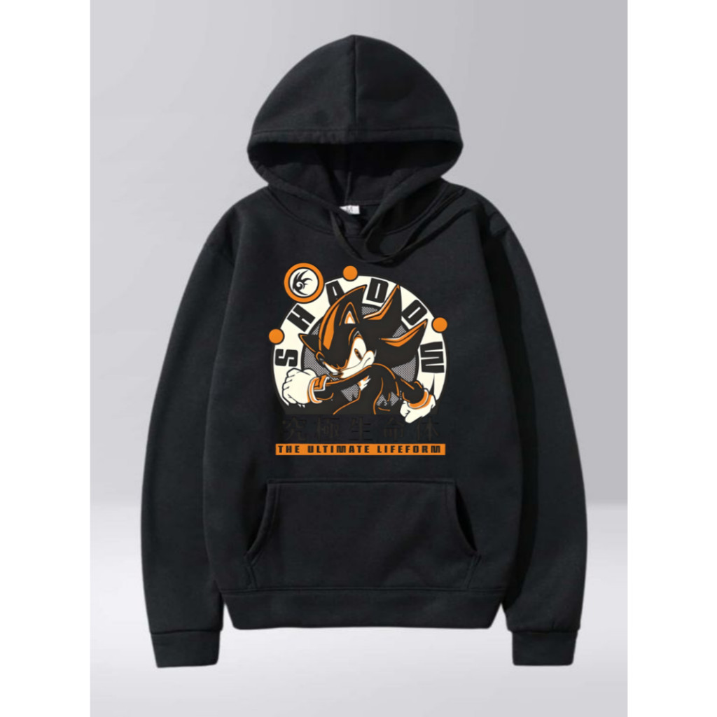 Moletom Shadow Adulto P ao GG Sonic Filme Jogo Desenho Blusa Casaco Algodão Unissex Feminina Masculina Coloridas