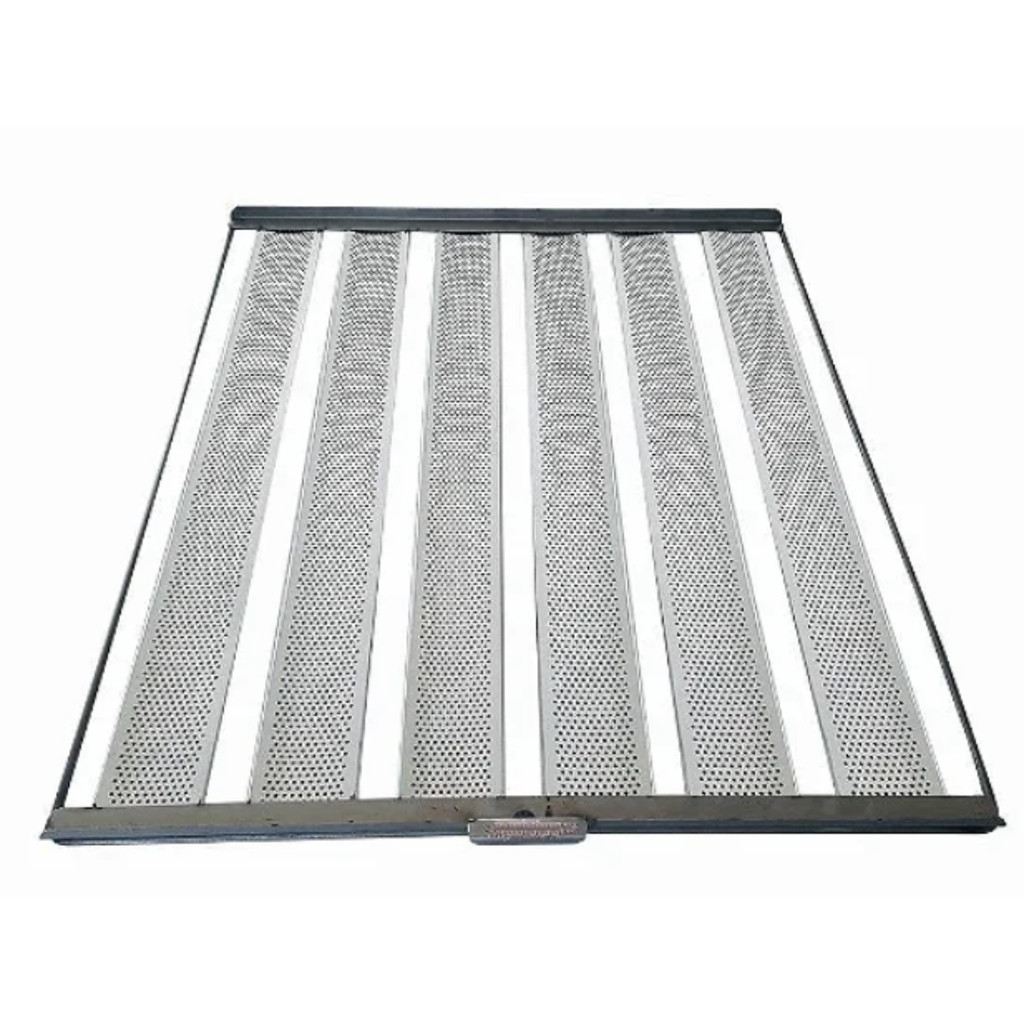 Kit 5 Peças Assadeira Esteira 6 tiras para Pão Francês 68x58cm Alumínio em Oferta na Shopee