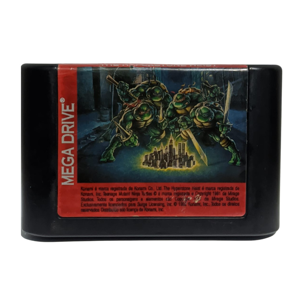 Teenage Mutant Ninja Turtles The Hyperstone Heist Mega Drive